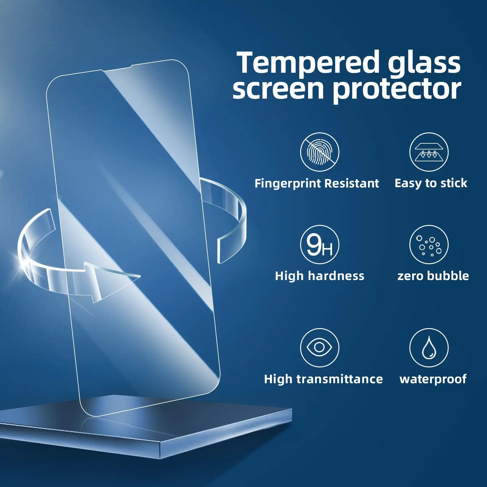 Screen Protector For iPhone 16e Tempered Glass HD Crystal Mica 9H Anti Scratch Case Friendly Clear