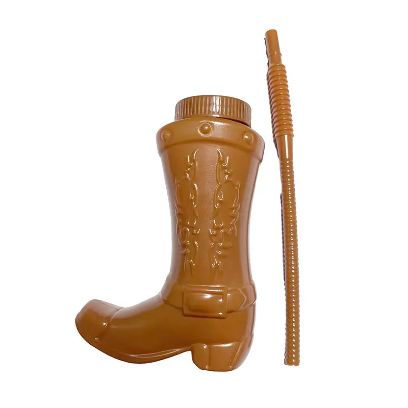 Western Cowboy Party straw cup Cowboy Boot shaped cup straw wild West wild cup straw kids West Cowboy themed Birthday decoration