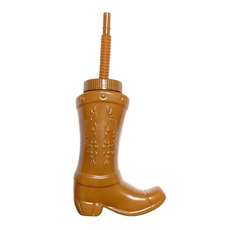 Western Cowboy Party straw cup Cowboy Boot shaped cup straw wild West wild cup straw kids West Cowboy themed Birthday decoration