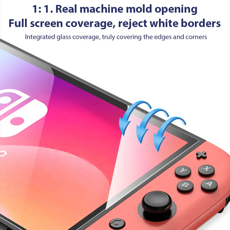 Easy To Install Dust Free Tempered Glass for Switch2 HD Clear Anti-Scratch Screen Protector for Switch2 with Alignment Kit