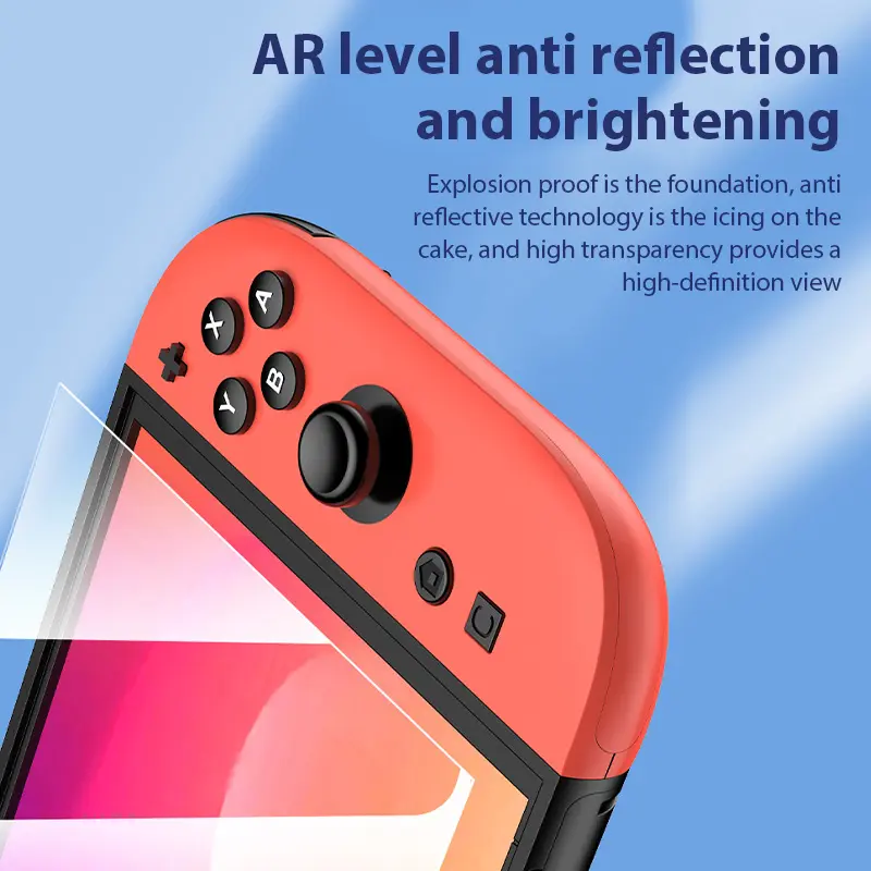 Easy To Install Dust Free Tempered Glass for Switch2 HD Clear Anti-Scratch Screen Protector for Switch2 with Alignment Kit