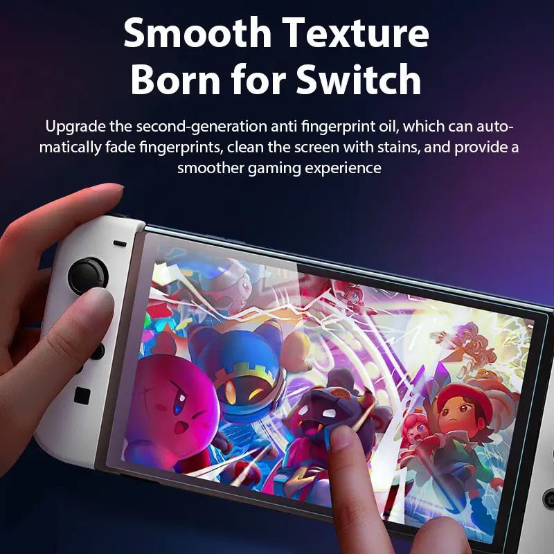 Easy To Install Dust Free Tempered Glass for Switch2 HD Clear Anti-Scratch Screen Protector for Switch2 with Alignment Kit