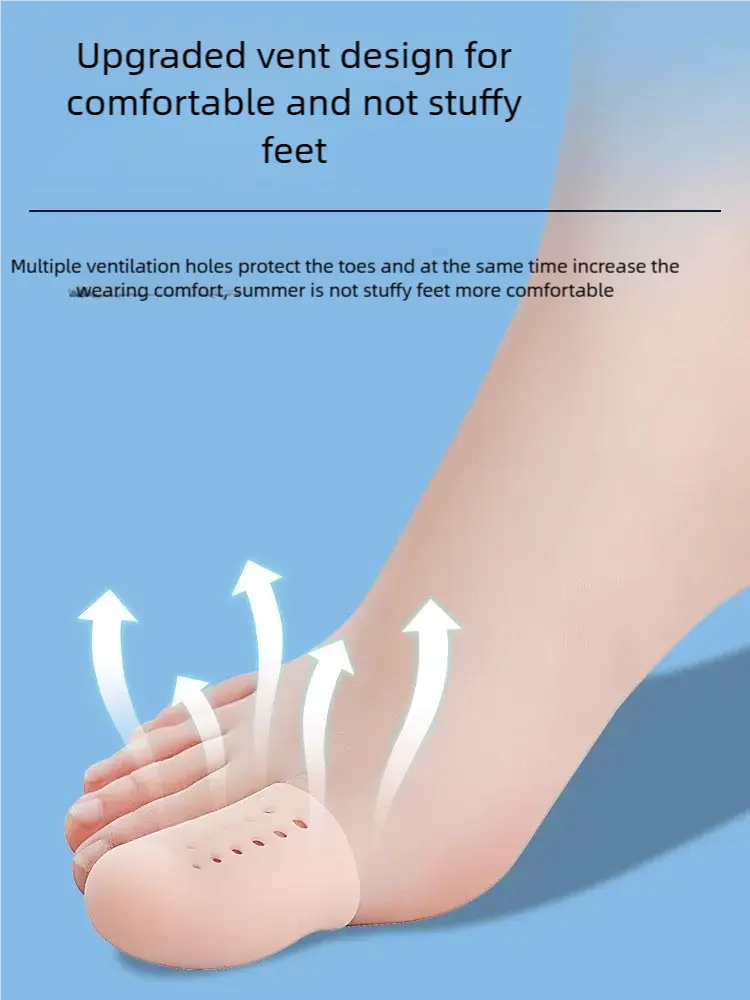 20pcs Soft Silicone Finger Protector Gel Tubes Little Toe Protector Corn Pain Relief Sleeve Cover Toe Separators Foot Care Tool