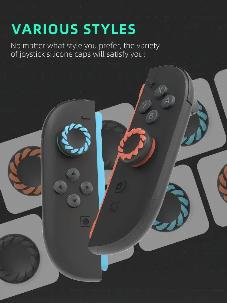 Silicone Soft Thumb Stick Grip Cap Protective Cover For Switch 2 Joy-con Controller NS2 Protector Case Accessories