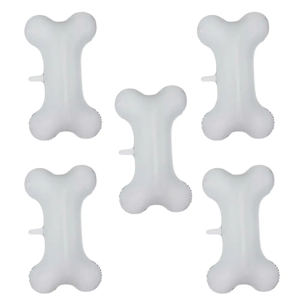 2/5pcs Funny Big Bone Shape Foil Balloon Pet Dog Bone Balloons for Birthday Party Decoration Supplies Kindergarten Kids Toys
