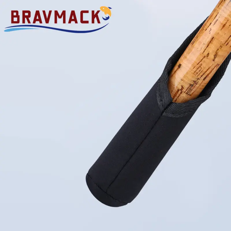 1pc Fishing Rod Cover Luya Bundle Rod Belt Fishing Rod Protective Sleeve Adjustable  Fishing Pole Sleeves