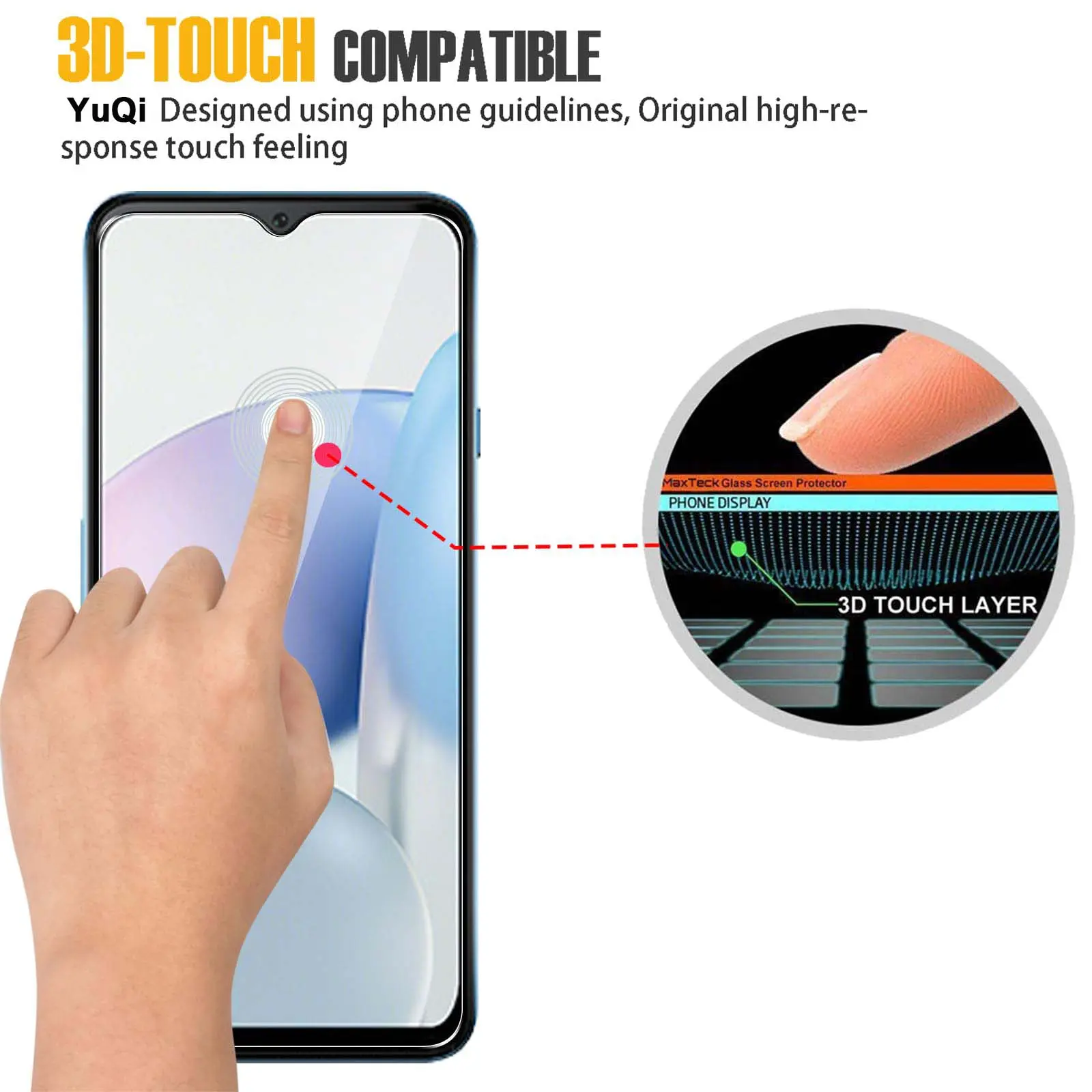 Screen Protector For CUBOT Note 50 Tempered Glass High Aluminum 9H Clear Transparent Case Friendly