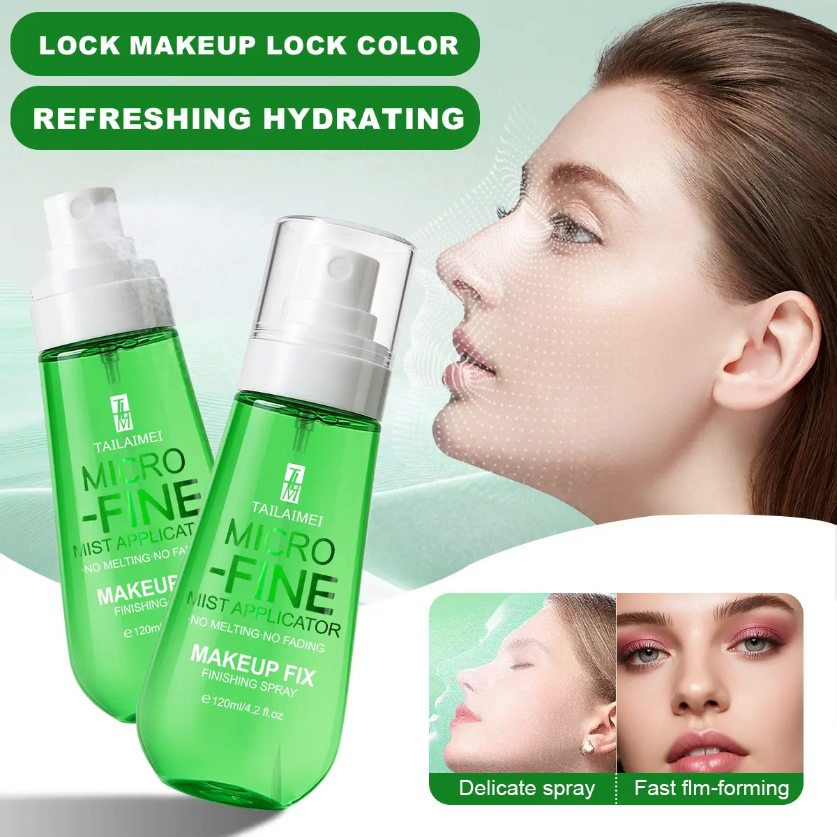 Waterproof Setting Spray Gloss Matt Base Makeup Oil Control Non Stick Set Makeup Spray Is Applicable To All Skin