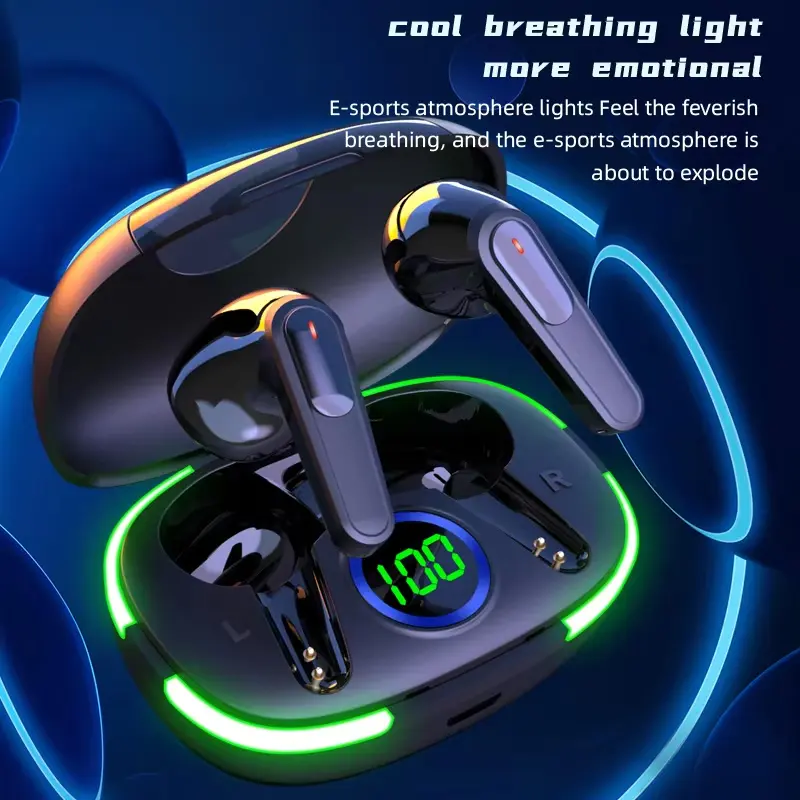 PRO 80 New Bluetooth Earphones Wireless In Ear TWS Touch Digital Display Sports Bluetooth Earphones