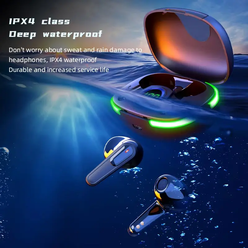 PRO 80 New Bluetooth Earphones Wireless In Ear TWS Touch Digital Display Sports Bluetooth Earphones