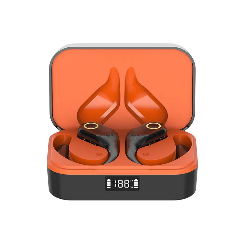 YW02 Ear Hook Sports Earphones - HD Audio & 48H Playtime, SecureFit Pro Earhooks for Gym/Running