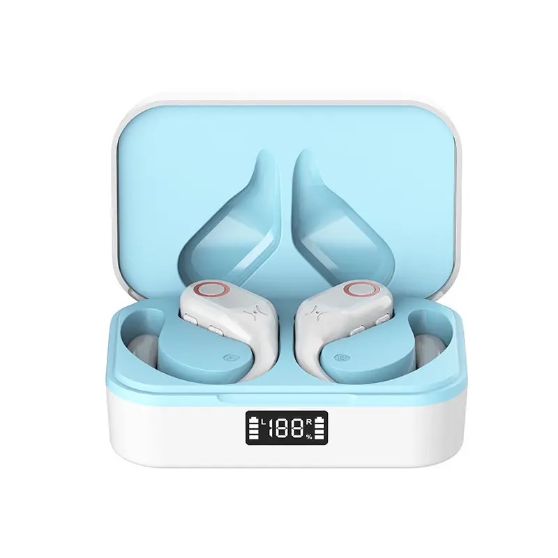YW02 Ear Hook Sports Earphones - HD Audio & 48H Playtime, SecureFit Pro Earhooks for Gym/Running