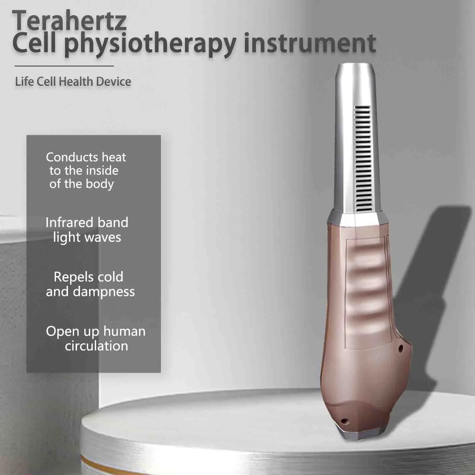 Iteracare Pro Blue Light Wand Terahertz Wave Device Original Electric Hot Air Heat Therapy Warm Body Health Physical Wave Device