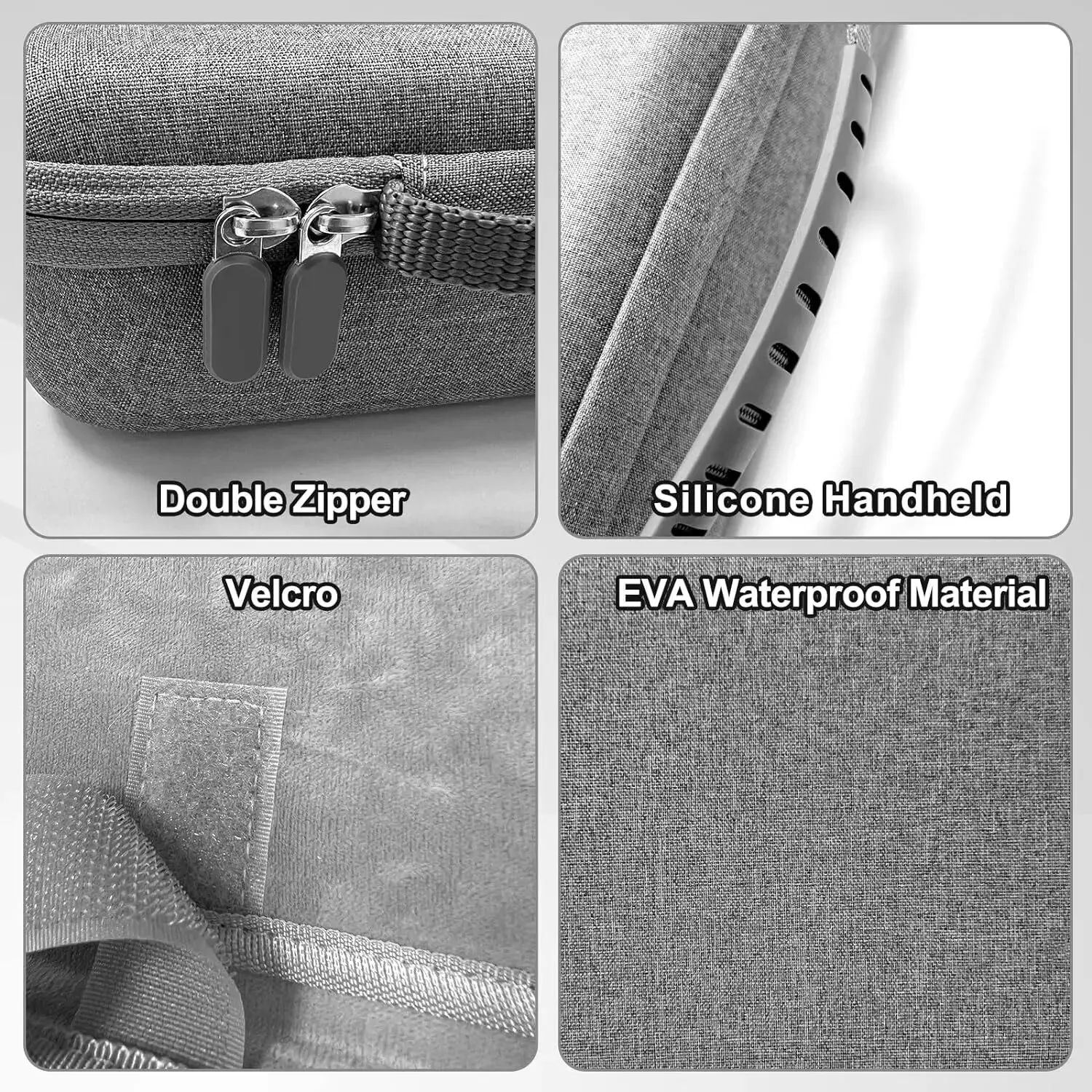 DOBE Carrying Case TP5-3552 for Playstation Portal Eggshell Series Handle，EVA Shockproof Protective Handheld Travel Bag