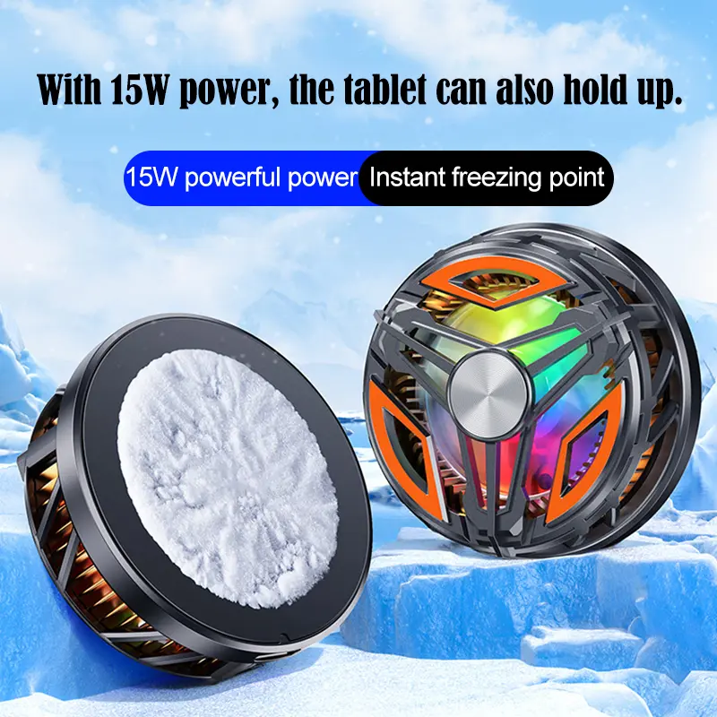 Magnetic Portable Cooler For Mobile Phone Radiator Cooling Fan For Mobile Processor Cooler Cell Cooling Cooler Fan Games