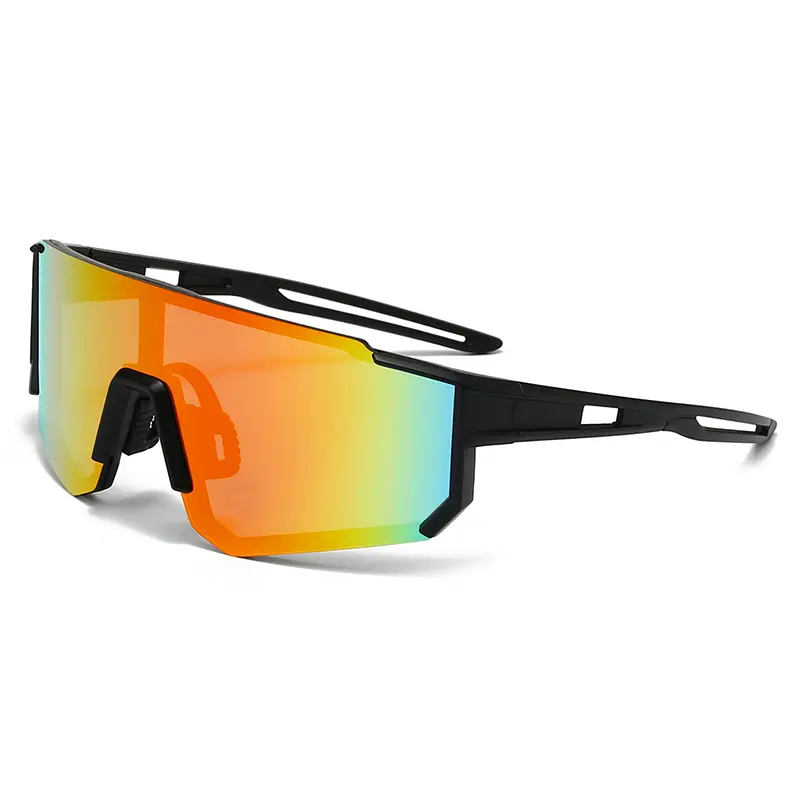 2025 New Men's And Women's Outdoor Riding Sunglasses With One Piece Bicycle Windproof And Sand Resistant Sports Sunglasses 3256
