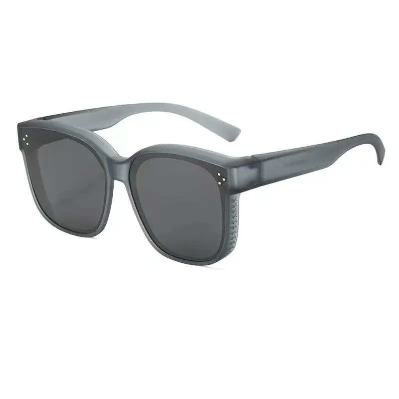 Fit Over Glasses Men Women UV400 Wear Sunglasses Foldable Myopia Glasses Cover  Sunglasses