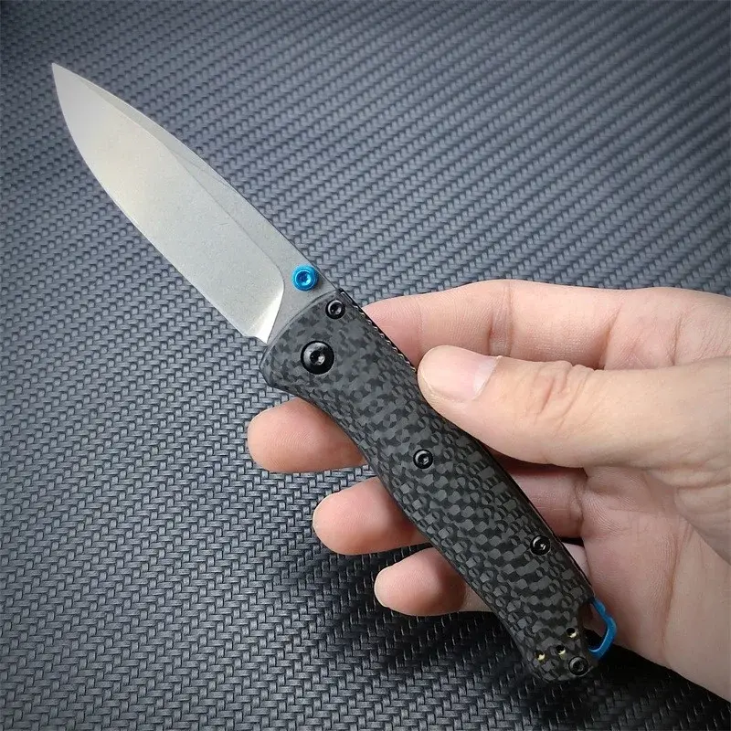Mini Bugout BM 533-3 Pocket Folding Knife S90V Blade Carbon Fiber Handles Easy To Carry Outdoors Tactical Defense Survival Tools