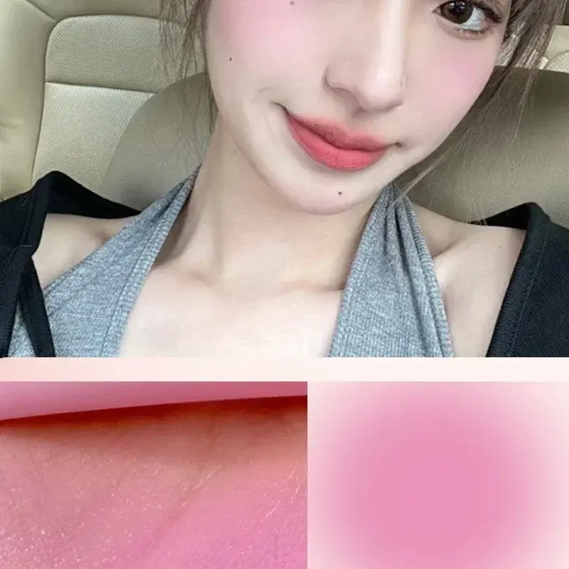 Monochrome Liquid Blusher Lightweight Color Rendering Natural Brighten Matte Rouge Blush Waterproof Facial Contouring Cosmetics