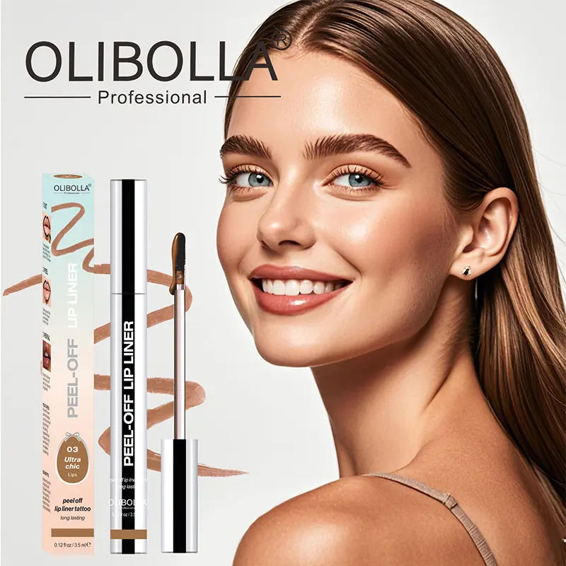 Glossy Peel-off Lip Liner High Pigmented Tattoo Peel Off Waterproof Lasting Non-fading Moisturizing Lip Lipstick Korean Brand