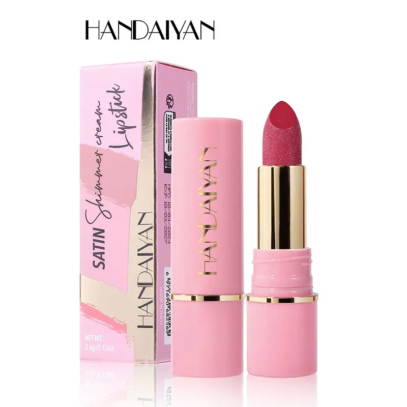 8 Colors Bold & Intense Glitter Shiny Metallic Lipstick Pearlescent Lip Gloss Waterproof Lasting Glitter Matte Lip Glaze Make Up