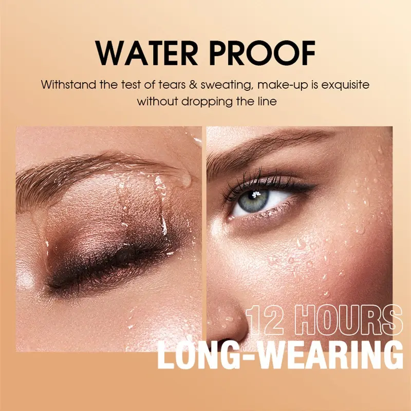 8 Color Waterproof Glitter Eyeshadow Pen Lasting Natural Shimmer Matte Lying Silkworm Eyeshadow Pencil Silvery Highlighter Stick