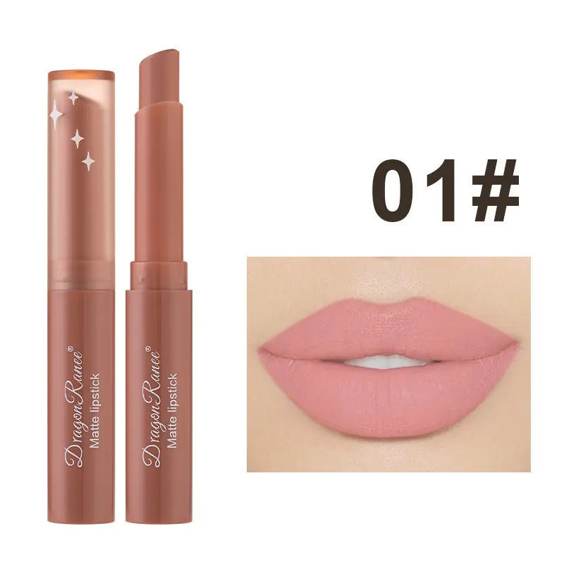 12 Color Matte Lipstick Nude Pink Solid Lip Stain Long Lasting Velve Red Tinted Balm 24 Hours Waterproof Makeup Lipstick Tint