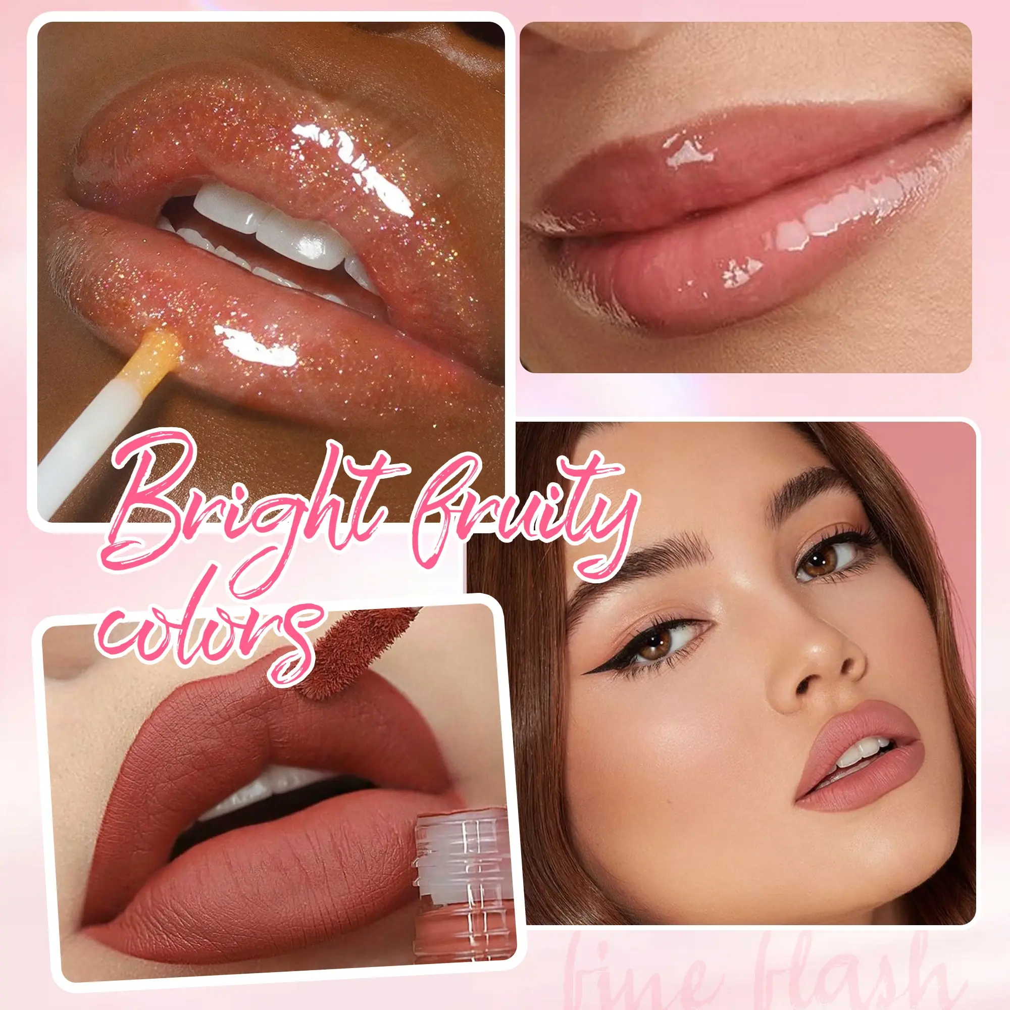 Pearly Matte Liquid Lipstick Set Long Lasting Waterproof Non-Stick Cup Velvet Mist Lip gloss Non-Stick Lip Glaze Lip Tint Oil