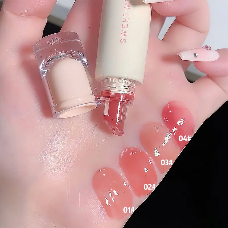 6 Color Mirror Dyeing Lip Gloss Moisturizer Liquid Lipstick Waterproof Long Lasting Makeup Lipglaze Red Lip Tint Korean Cosmetic