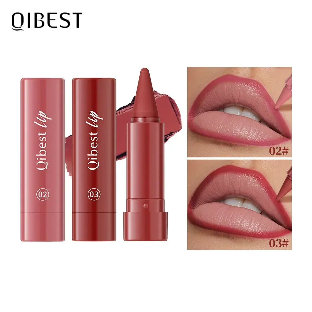 Velvet Matte Dark BrownLipstick Twist Up Lip Liner Waterproof Sexy Red Contouring Tint Lipliner Crayon Lips Contour Makeup  novo