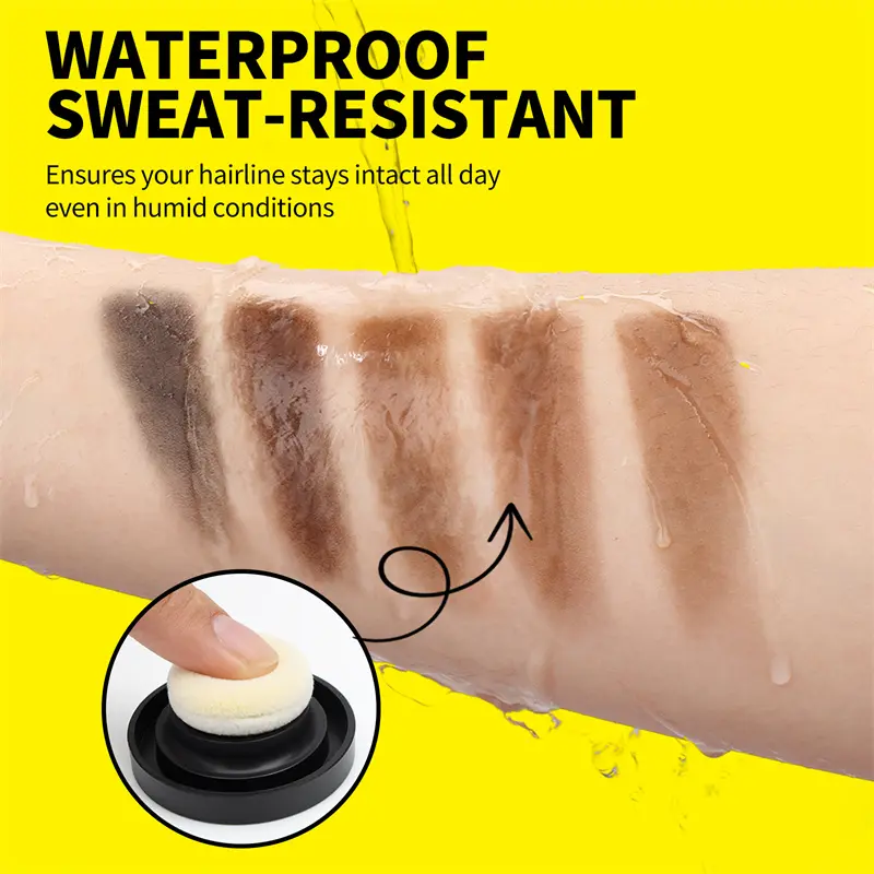 Instant Hairline Powder 10g Waterproof Natural Hair Shadow Stick Black Root Cover Hair Concealer Pen For Hair Repair And Fill-In