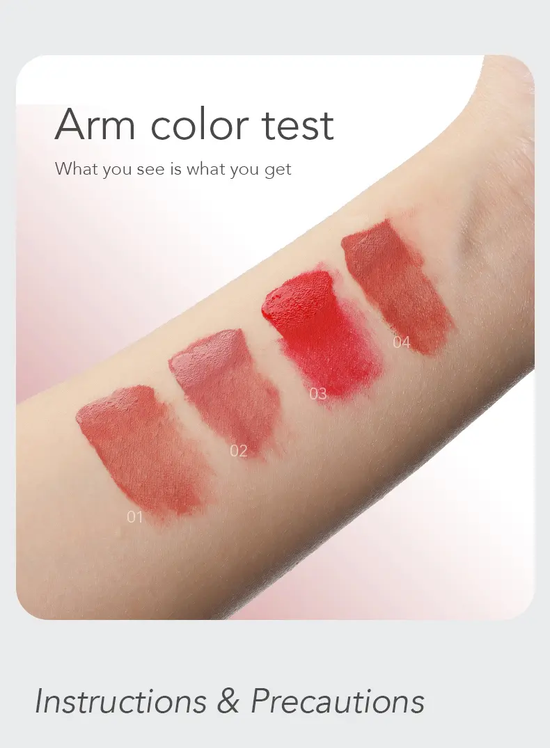 GICYMANTY Misty Matte Square Tube Lip Gloss Moisturizing Waterproof Moisturizing Not Easy To Peel Off Liquid Lipstick
