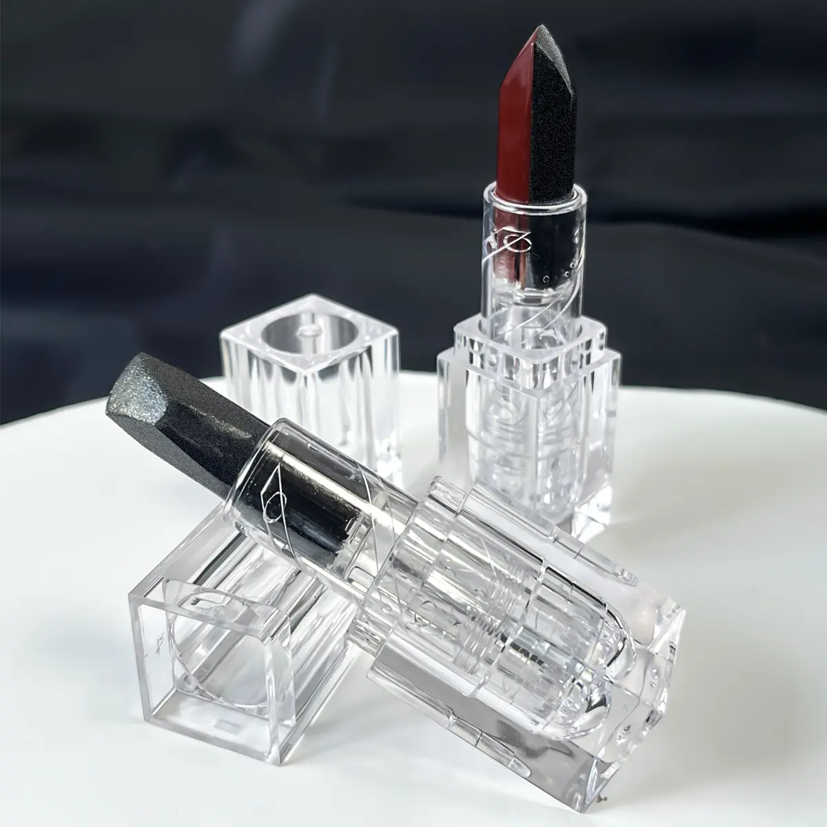Two-tone Matte Waterproof Velvet Nude Lipstick Sexy Red Brown Pigments Makeup Long Lasting Profissional ﻿