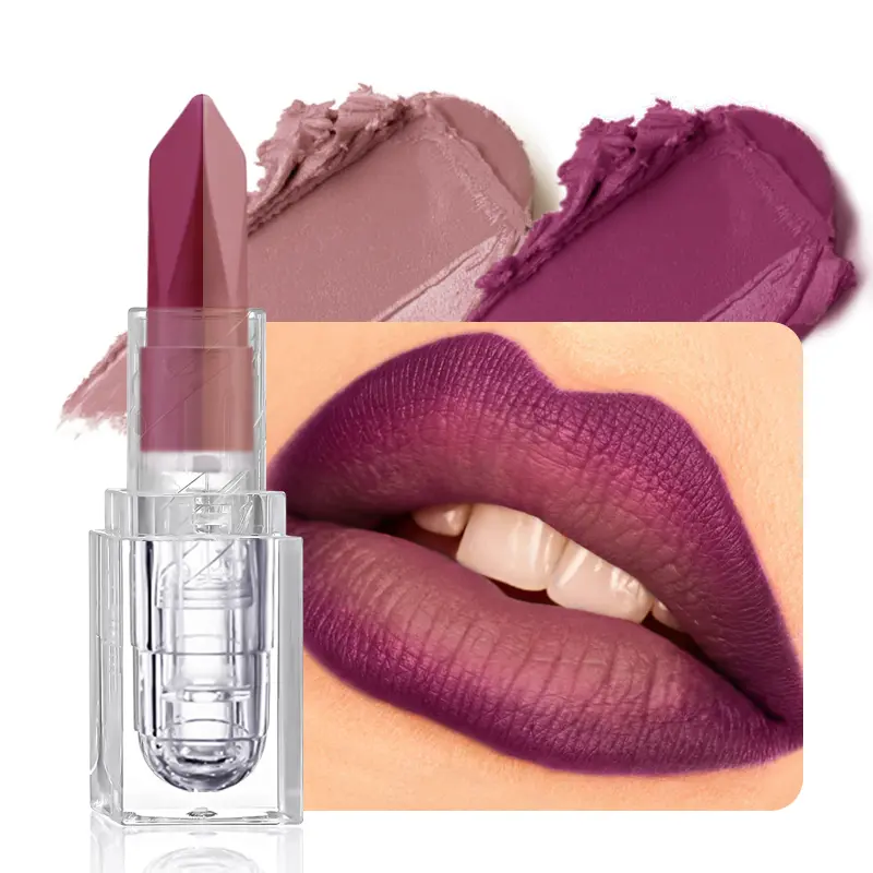 2 In 1 Matte Lipstick&lip Liner Set Lip Pencil High Pigmented Waterproof Long Lasting Lip Stick Lips Makeup ﻿
