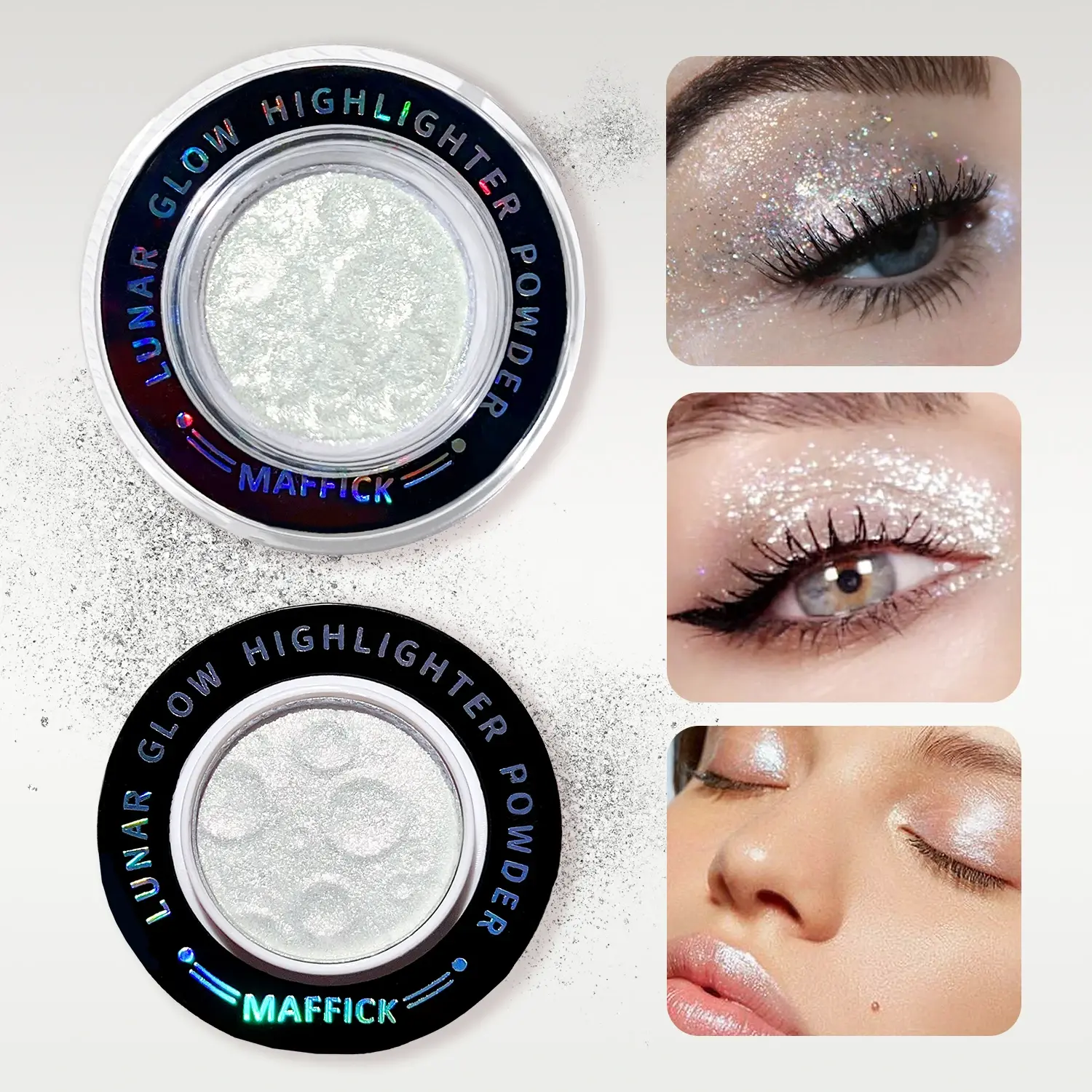 Three-color Planet Highlighter, Bursting With Pearl-like Shimmer, Waterproof Natural Everyday Highlighter Eyeshadow