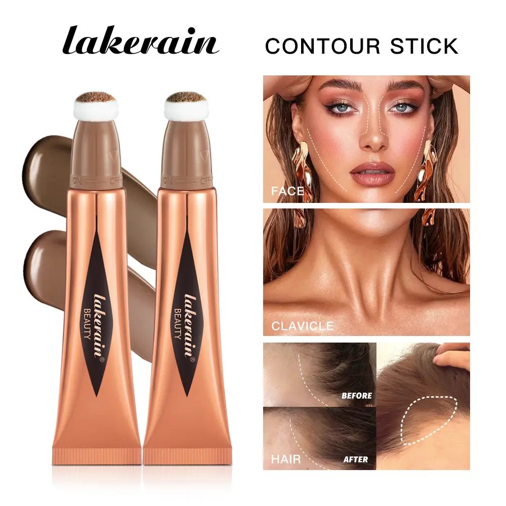 Lakerain Multi-Color Optional Air Cushion Blush Natural Long-lasting Easy Color Waterproof Highlighter Stick Makeup Liquid Blush
