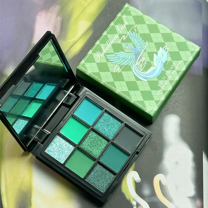 9 Color Eye Shadow Palette,Shimmer Matte Eyeshadow Palette for Vibrant Eye Makeup Stage Party Performance For Festival Cosmetics