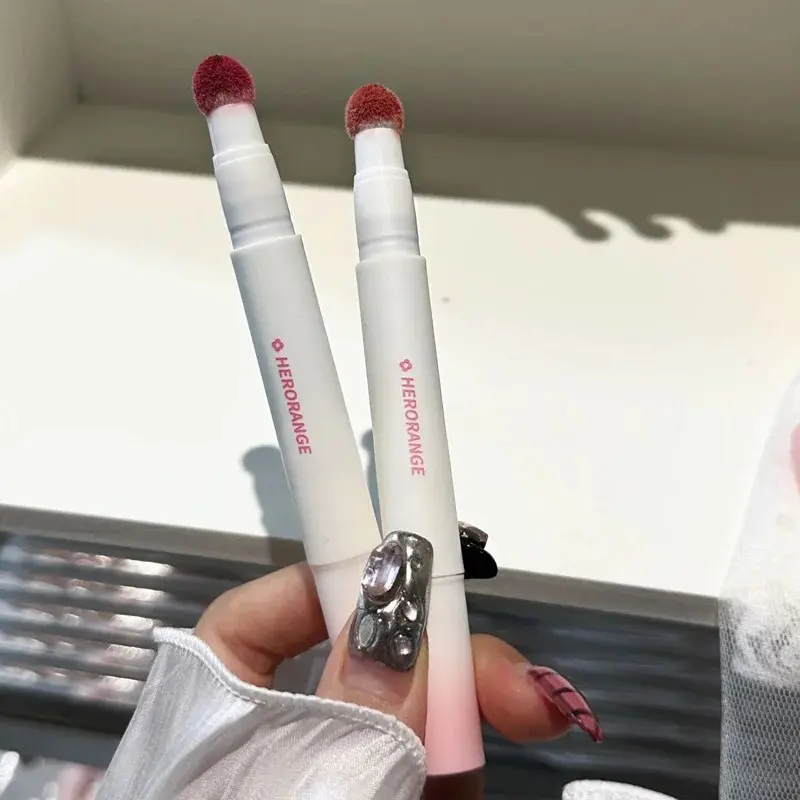 Fluffy Velvet Soft Lip Glaze Liquid Lipstick Fluffy Waterproof Velvet Matte Air Cushion Lip Cream Sweat Proof Cream Glaze Woman