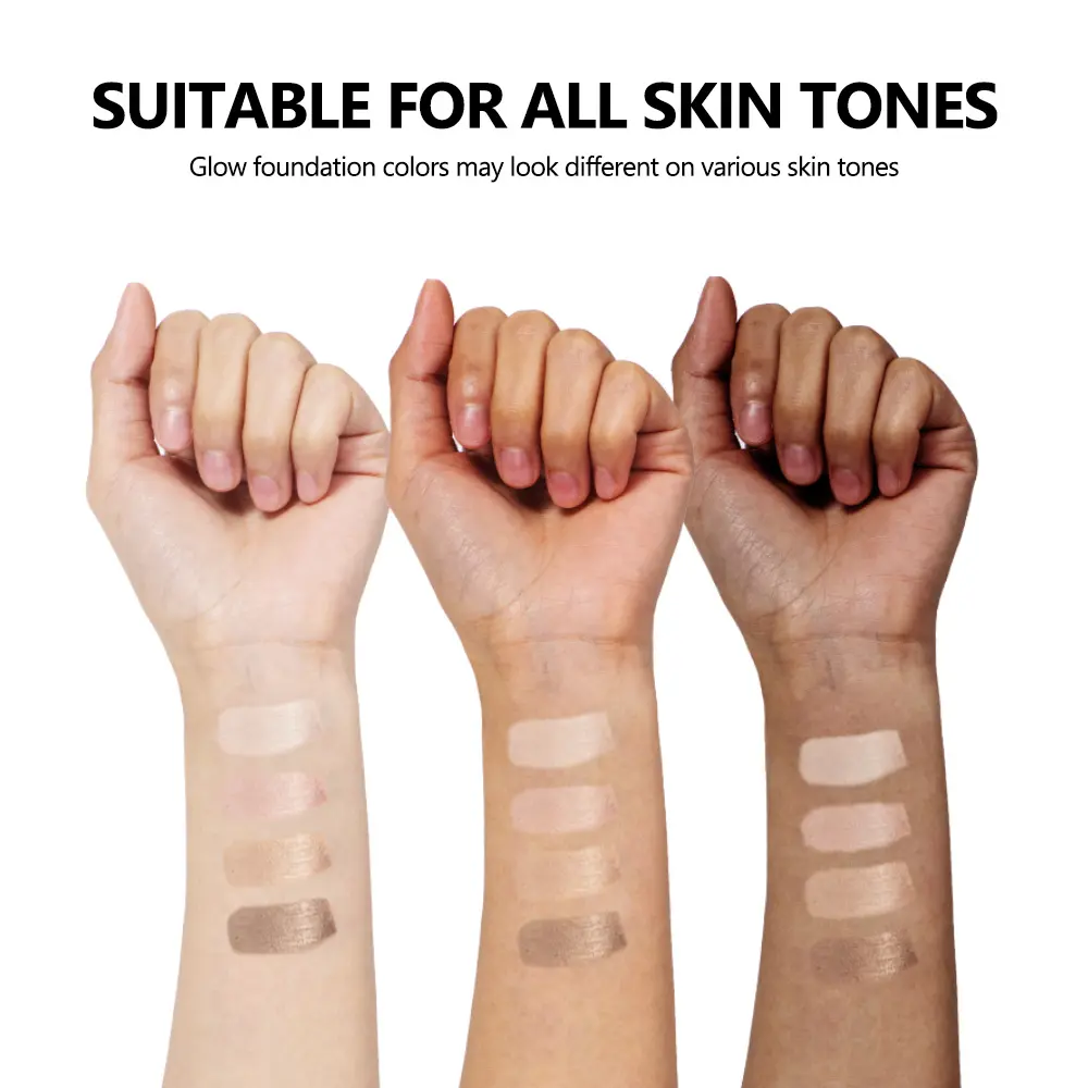 Lakerain Light Foundation Liquid Natural Concealer For Long Duration Waterproof Makeup And Contortion Highlights 4 Colors
