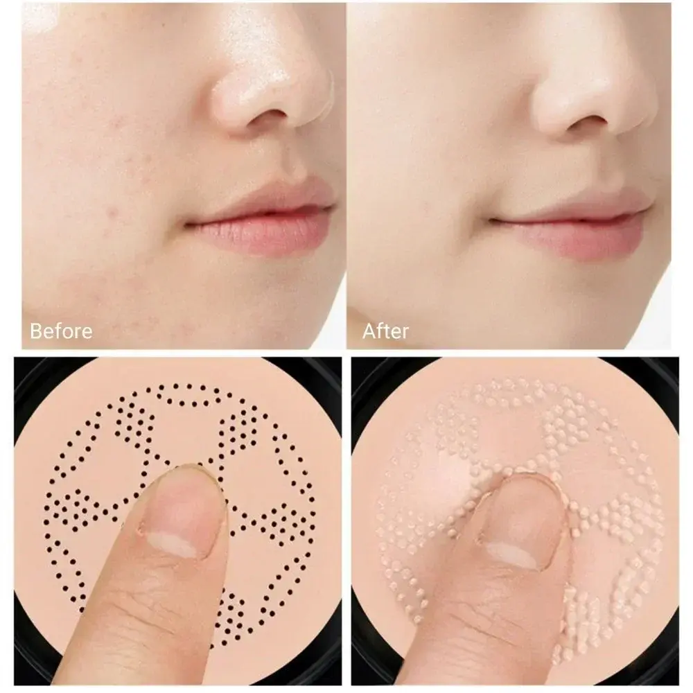 Mushroom Head CC Cream Powder Puff Moist Air Cushion Quick Makeup Waterproof Base Makeup Foundation Brightening Makeup Cosmetics