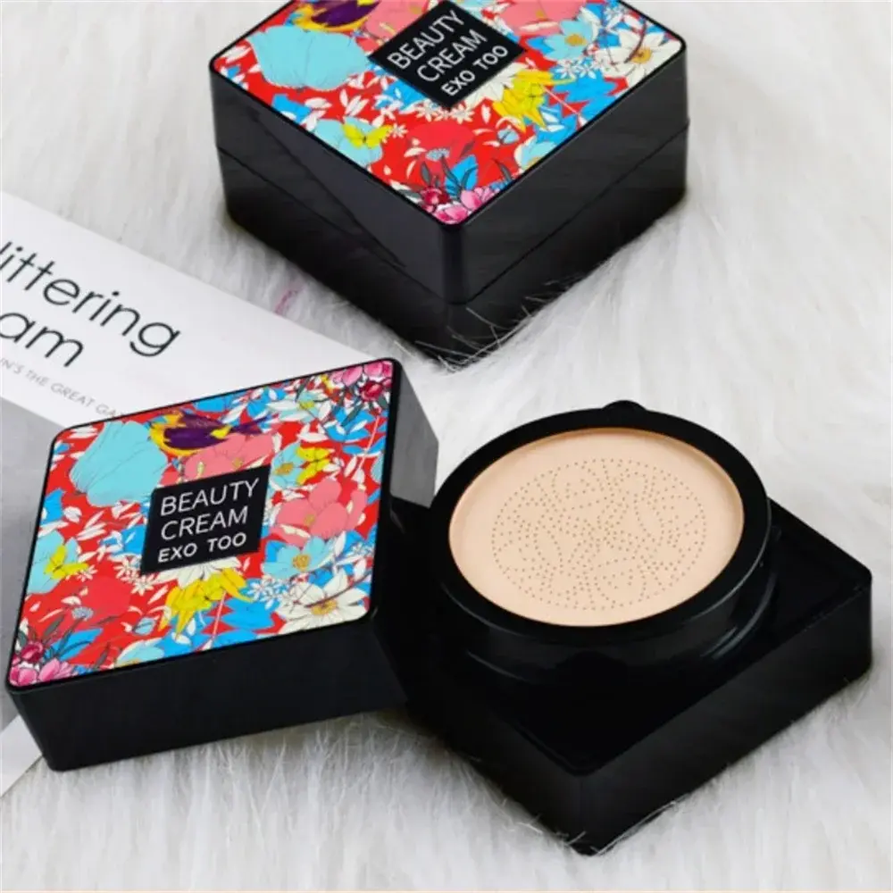 Mushroom Head CC Cream Powder Puff Moist Air Cushion Quick Makeup Waterproof Base Makeup Foundation Brightening Makeup Cosmetics