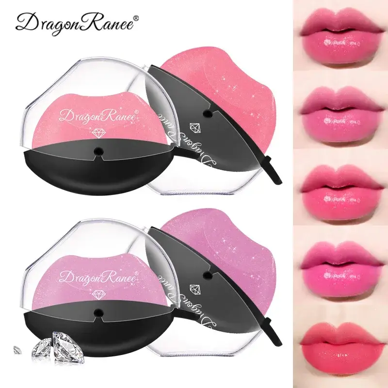Purple Pearl Glitter Temperature Change Lipstick Moisturize Color Changing Lazy Lip Seal Tint Balm Lasting Waterproof Maquillaje