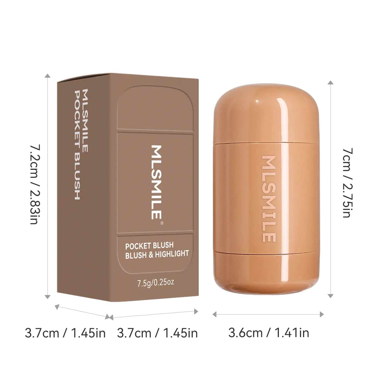 Face Highlighter Stik,Shimmer Contour Waterproof Long Lasting, Brightens Face Complexion Contour Illuminator Highlighters Blush