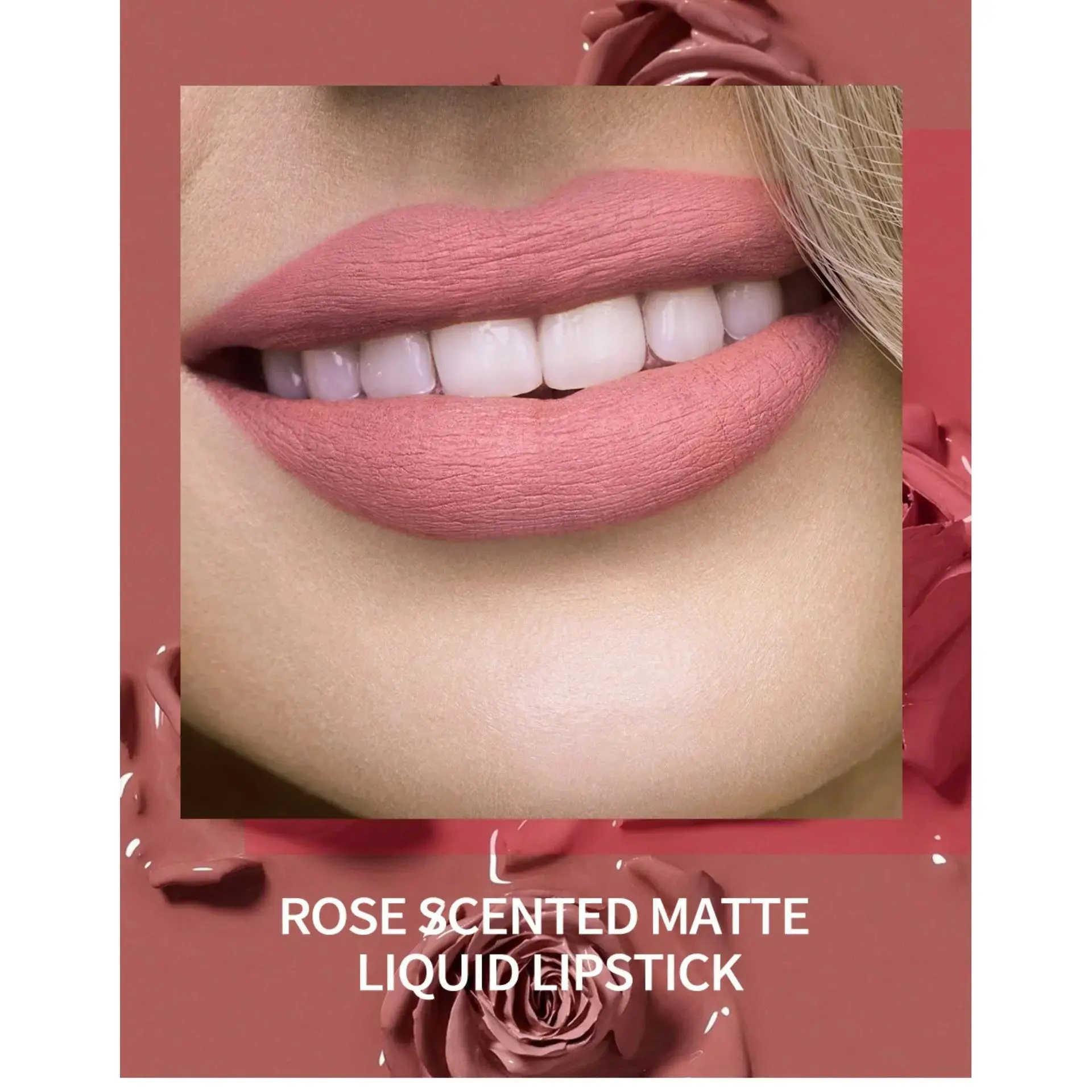 Matte Velvet Lip Glaze Waterproof Long Lasting Nude Red Lipstick Silky Liquid Makeup For Women Hydrating Lip Stain