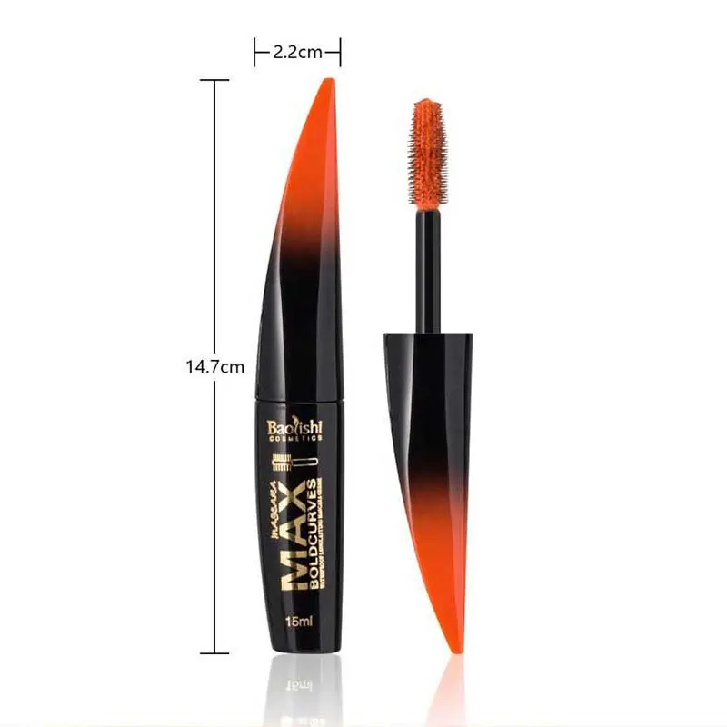 6 Color Extended Eye Black Long Lasting Waterproof Makeup Silk Smooth Eyelash Extension Cosmetics
