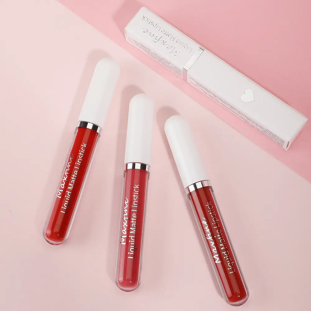 Liquid Lipstick Durable Waterproof Non Smudging Lip Glaze Lip Gloss Matte Lipstick Non Peeling Ladies' Makeup