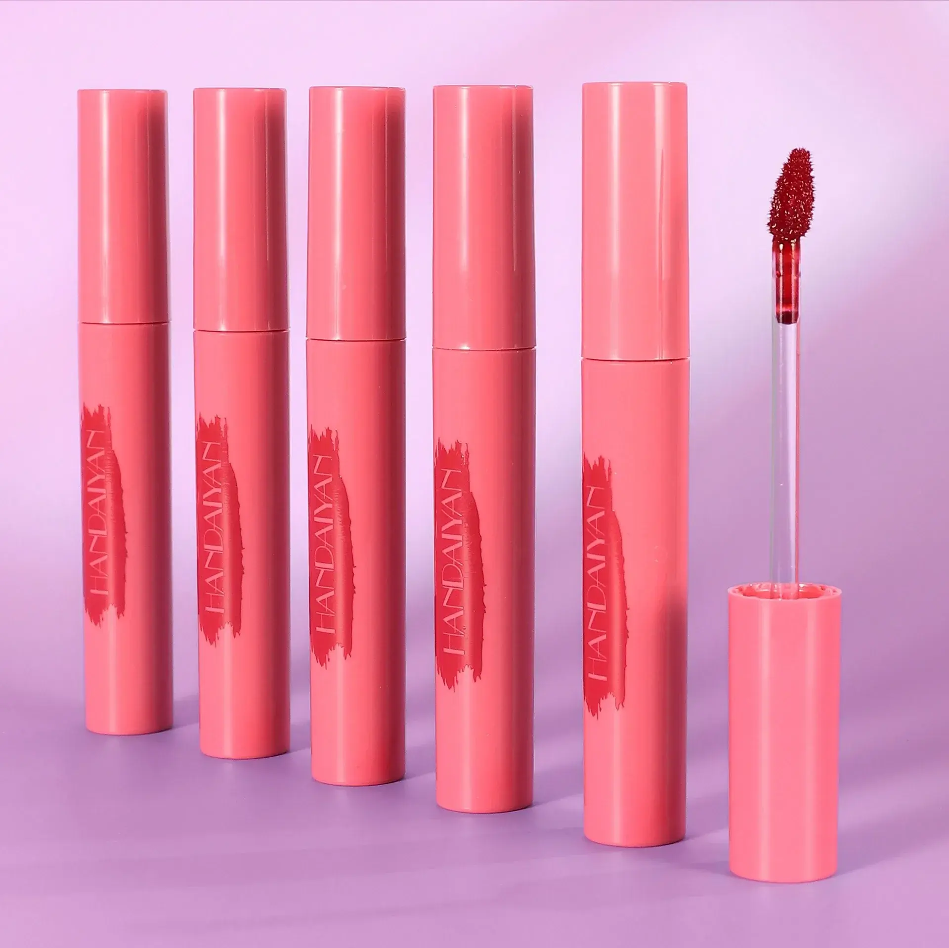 Peel-Off Tattoo Mask Lip Gloss Lip Liner Waterproof Long Lasting Matte Lip Tint Red Brown Contour Tear-off Lips Stain Cosmetic