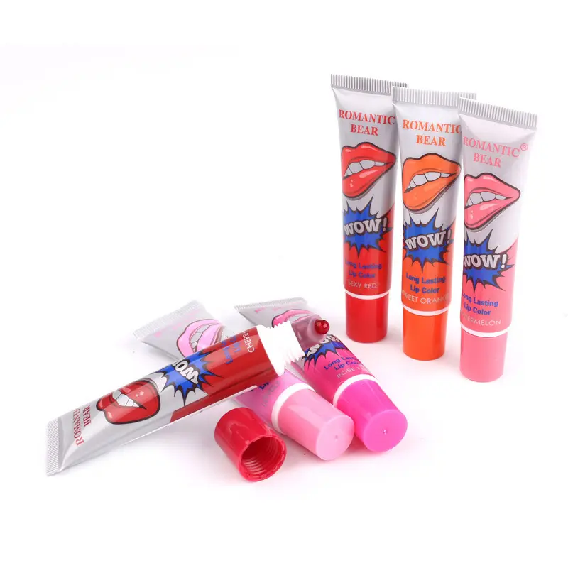 6 Colors Peel Off Liquid Lipstick No Fading Color Tear Lip Gloss Tattoo Dyed Lip Tint Waterproof Long Lasting Lip Ink Cosmetics