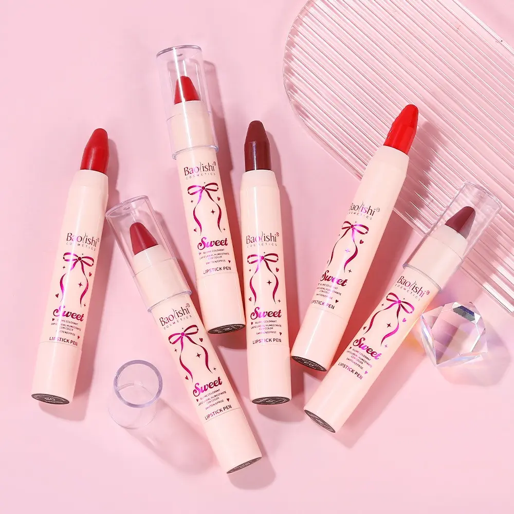 Nude Rose Pink Lip Liner Pencil 12 Color Lip Contour Tint Makeup Waterproof Long Lasting Matte Crayon Lipstick Pen Lips Cosmetic