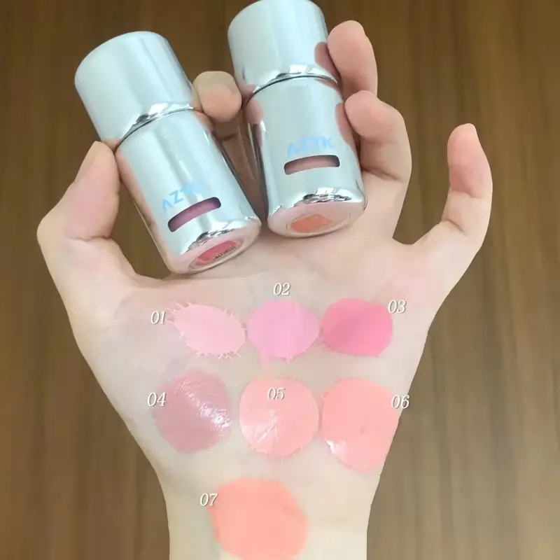 Brand Facial Blush Liquid Korean Style Pseudo-bare Face One Plate Multi-purpose Matte Enhance Complexion Natural Liquid Blush 5g